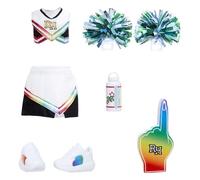 Rainbow High Fashion Pack, Prep Rally includes 1 Full Cheerleading Outfit, Shoes, Jewelry and Play Accessories. Mix & Match with other packs to Create Tons of Fun Looks. Kids Toy Gift Ages 4-12 Years