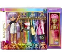 Rainbow High - FASHION STUDIO Inc Exclusive Doll , 2 Sparkly wigs 300+ looks