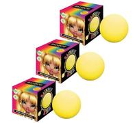 Rainbow High Fizzing Bath Bomb for Kids - Refreshing Banana Scent, Vegan & Natural with Essential Oils - Gentle, Safe and Fun Bath Time Treat for Children Aged 3+, Pack of 3
