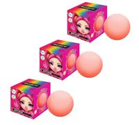 Rainbow High Fizzing Bath Bomb for Kids - Refreshing Cherry Scent, Vegan & Natural with Essential Oils - Gentle, Safe and Fun Bath Time Treat for Children Aged 3+, Pack of 3
