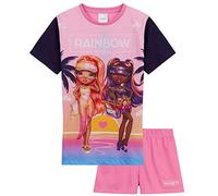 Rainbow High Girls Summer PJs 2 Piece Set Soft Lounge Wear 5-6 Years Pink