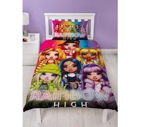 Rainbow High Glow Single Duvet Cover Set