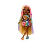 Rainbow High Hair Chalk & Style Doll - Meline - 28 cm Rainbow & Gold Doll, Washable Hair Chalk, Colour, Style, Play, Rinse, & Repeat, For Children Ages 4 to 12+