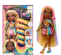 Rainbow High Hair Chalk & Style Doll - Meline - 28 cm Rainbow & Gold Doll, Washable Hair Chalk, Colour, Style, Play, Rinse, & Repeat, For Children Ages 4 to 12+