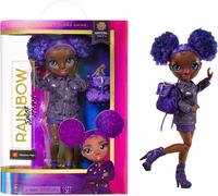Rainbow High Jr High Series 2 Krystal Bailey- 9" Purple Posable Fashion Doll