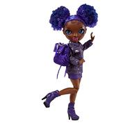 Rainbow High Junior High - KRYSTAL BAILEY - 9"/23cm Rainbow Fashion Doll with Outfit & Accessories - Includes Fabric Backpack with Open & Close Feature - Gift & Collectable for Kids Ages 6+