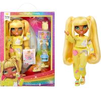 Rainbow High Junior High PJ Party - Sunny (Yellow) - 22 cm Posable Doll with Sof