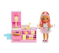 Rainbow High Littles Dessert Shop with Kandy Playset - Comes with a Small 14 cm Pink Doll, Make Ice Cream and Sweets, For Children Ages 4+