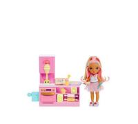 Rainbow High Littles Dessert Shop with Kandy Playset - Comes with a Small 14 cm Pink Doll, Make Ice Cream and Sweets, For Children Ages 4+