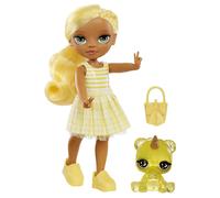 Rainbow High Littles - Daisy Madison - Small, Posable Fashion Doll - Yellow 14 cm Tall Doll with Purse and Magical Pet Bear - Suitable for for Kids and Collectors
