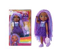 Rainbow High Littles - Indigo Bailey - Small, Posable Fashion Doll - Purple 14 cm Tall Doll with Purse and Magical Pet Fox - Suitable for for Kids and Collectors
