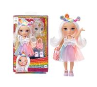 Rainbow High Littles - Opal Raine - Small, Posable Fashion Doll - Rainbow 14 cm Tall Doll with Purse and Magical Pet Unicorn - Suitable for Kids and Collectors