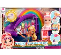 Rainbow High Littles Pool Day with Blush Playset - Comes with a Small 14 cm Pin