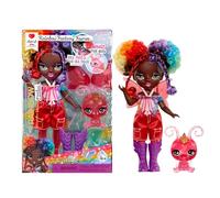 Rainbow High Littles Rainbow Fantasy Fairies & Pet - Astrid, Rainbow - 14cm Posable Small Doll & Fantasy Butterfly Pet with Interchangeable Fairy Wings, Cute Present for Children 4+