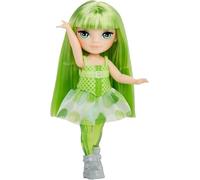 Rainbow High Littles Rainbow Fantasy Fairies & Pet - Emerald, Green - 14cm Posable Small Doll & Fantasy Dragon Pet with Interchangeable Fairy Wings, Cute Present for Children 4+