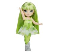 Rainbow High Littles Rainbow Fantasy Fairies & Pet - Emerald, Green - 14cm Posable Small Doll & Fantasy Dragon Pet with Interchangeable Fairy Wings, Cute Present for Children 4+