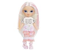 Rainbow High Littles Rainbow Fantasy Fairies & Pet - Opal, Rainbow - 14cm Posable Small Doll & Fantasy Owl Pet with Interchangeable Fairy Wings, Cute