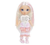 Rainbow High Littles Rainbow Fantasy Fairies & Pet - Opal, Rainbow - 14cm Posable Small Doll & Fantasy Owl Pet with Interchangeable Fairy Wings, Cute Present for Children 4+