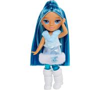 Rainbow High Littles Rainbow Fantasy Fairies & Pet - Sapphire, Blue - 14cm Posable Small Doll & Fantasy Dog Pet with Interchangeable Fairy Wings, Cute Present for Children 4+
