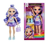 Rainbow High My Fashion Style Violet Doll Purple Outfit Shoes Handbag MGA 4+