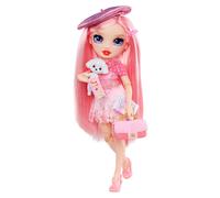 Rainbow High Pretty in Paris Fashion Doll - Bella Parker - Pink 28 cm Fashion Doll with Puppy, Handbag and Accessories, Play, Posable, Collectable, For Children Ages 4 to 12+