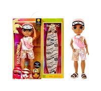 Rainbow High Pacific Coast - FINN ROSADO - Boy Fashion Doll with Outfit, Surfboard, & Display Stand - Includes Pool Accessories, Crossbody Bag, & More - Gift & Collectable for Kids Ages 6+ 581888
