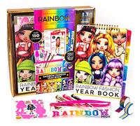 Rainbow High Rainbow Fashion Yearbook, Design Sketchbook, Color & Create Stylish Looks, Ages 6+