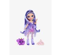 Rainbow High Rainbow Shimmers with Slime - Violet, Purple - 28cm Fashion Doll, Comes with a Slime Kit and a Pet Squirrel, Suitable for Children Ages 4+