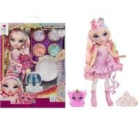 Rainbow High Rainbow Shimmers with Slime - Bella, Pink - 28cm Fashion Doll, Comes with a Slime Kit and a Pet Llama, Suitable for Children Ages 4+