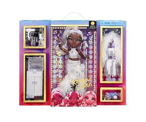 Rainbow High Rainbow Vision Divas - AYESHA STERLING - Silver - Fashion Doll, Mix & Match Designer Outfits, Mic, Accessories and Vanity Playset - For Kids and Collectors Ages 6+