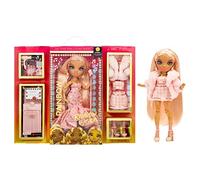 Rainbow High Rainbow Vision Divas - SABRINA ST. CLOUD - Rose-Quartz Pink Fashion Doll, Mix And Match Designer Outfits, Mic, Accessories And Vanity Playset - For Kids And Collectors Ages 6+