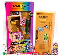 Rainbow High Secret Locker Stationery Set, Including Notepad, Gel Pens Stickers - Ages 6+