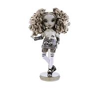Rainbow High Shadow Age 3+ High Series - NICOLE STEEL - Greyscale Fashion Doll with Curly Hair, Two Designer Outfits, & Accessories - Collectable - For Kids Ages 6+