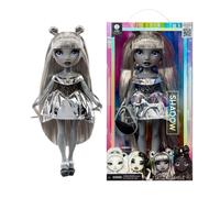 Rainbow High Shadow High Luna Madison - Grayscale 28cm Fashion Doll, Grey Hair, Metallic Grey Outfit, Stylish Handbag, Cute Present for Children 4-10