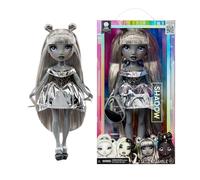 Rainbow High Shadow High Luna Madison - Grayscale 28cm Fashion Doll, Grey Hair, Metallic Grey Outfit, Stylish Handbag, Cute Present for Children 4-10 Years Old