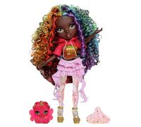 Rainbow High Rainbow Shimmers with Slime - Iris - 28cm Fashion Doll, Comes with a Slime Kit and a Pet Chameleon, Suitable for Children Ages 4+