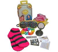 Rainbow High Sleepover Set & Carry Case | Pampering Set | Sleep Mask | Fluffy Socks | Nail Art | Parties Sleepovers & Makeovers | Ages 3 Plus | Rainbow High Toys By Sinco Creations