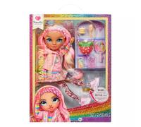 Rainbow High Sparkle and Shine - Rosetta (Pink) - 28 cm Fashion Doll with Liquid Sparkles in Her Legs, Shake To See Them, for Kids 4-12 Years Old