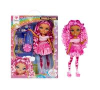Rainbow High Sparkle & Shine Doll - Leilani - 28 cm Fashion Doll with Pink Hair and Magic Bubbles in the Legs, Colour, for Styling + Play, Collectable, for Children from 4 to 12 Years