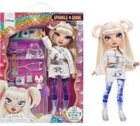 Rainbow High Sparkle & Shine Doll - Whitney - 28cm Fashion Doll with White Hair and Magic Bubbles in Legs, Colour, Style, Play, Collectable, For Children Ages 4 to 12+