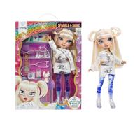 Rainbow High Sparkle & Shine Doll - Whitney - 28cm Fashion Doll with White Hair and Magic Bubbles in Legs, Colour, Style, Play, Collectable, For Children Ages 4 to 12+
