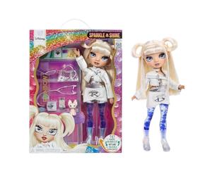 Rainbow High Sparkle & Shine Doll - Whitney - 28cm Fashion Doll with White Hair and Magic Bubbles in Legs, Colour, Style, Play, Collectable, for Children Ages 4 to 12+