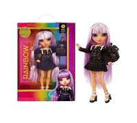 Rainbow High Special Edition - AVERY STYLES - 9''/22.86cm Age 6+ Rainbow Shimmer Hair Posable Fashion Doll with Accessories and Open/Close Soft Backpack - Great Toy Gift for Kids Ages 4-12