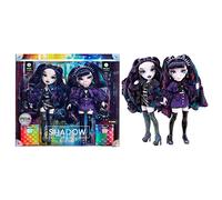 Rainbow High Special Edition Twins - NAOMI & VERONICA STORM 2-Pack - Fashion Doll Includes Purple and Black Designer Outfit with Accessories - Suitable For Kids 6-12 Years Old and Collectors (585879)