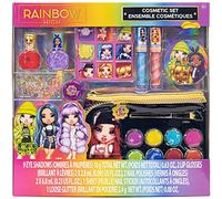 Rainbow High - Townley Girl Cosmetic Makeup with Palette Bag Set Includes Lip Gloss, Nail Polish & Eye Shadow and More! for Kids Tweens Girls, Ages 6+ Perfect for Parties, Sleepovers and Makeovers