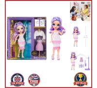 Rainbow High Violet Willow Fashion Doll Playset with 2 Outfits & Sketchbook