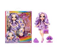 Rainbow High Violet with Slime Kit Pet Doll with DIY Sparkle Slime