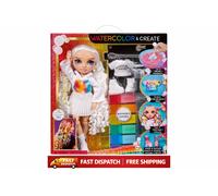 Rainbow High Colour and Create Purple Eyes Watercolour Fashion Doll