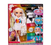 Rainbow High Watercolour Create DIY Fashion Doll Purple Eyes Washable 507581-EUC