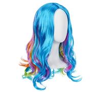 Rainbow High Wig 45.72cm - Soft, Extra-Long Role Play Hair - Glam Dress-Up Accessory For Girls - Rainbow